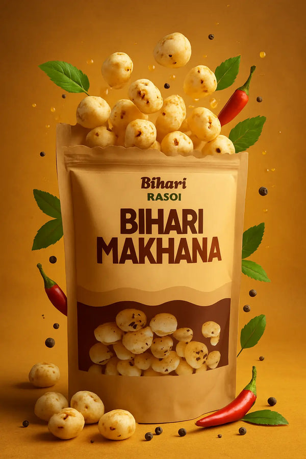 Roasted Bihari Makhana in Shuddh Ghee – 50g